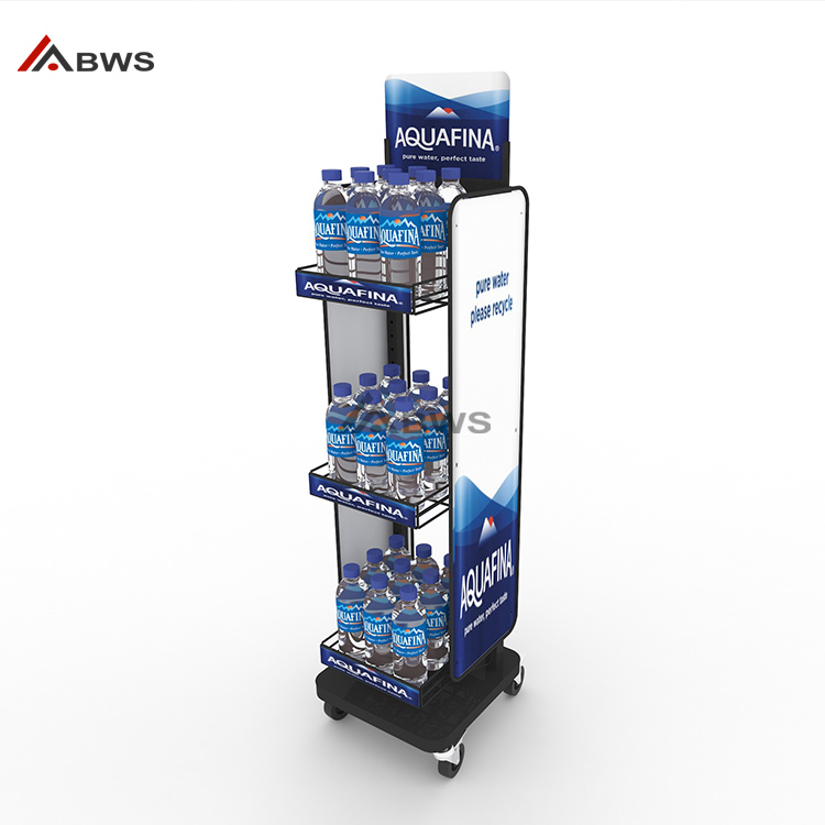 drinks display shelf