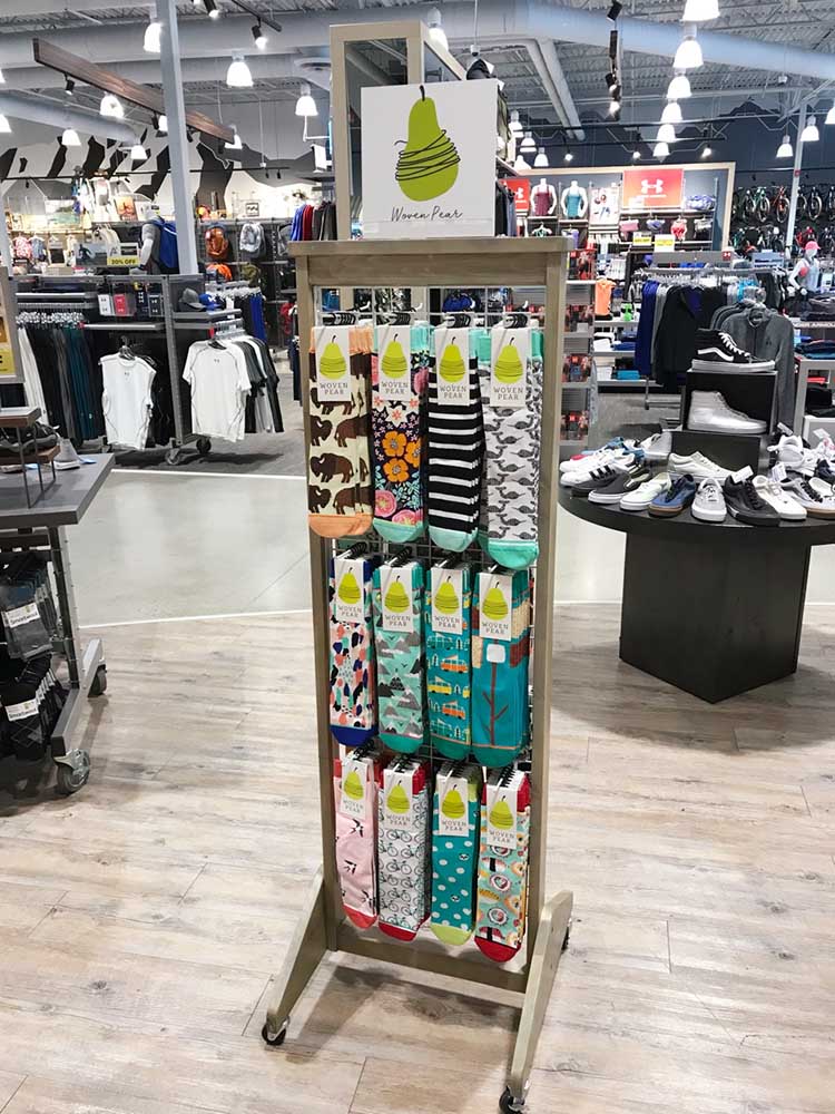 socks display stand