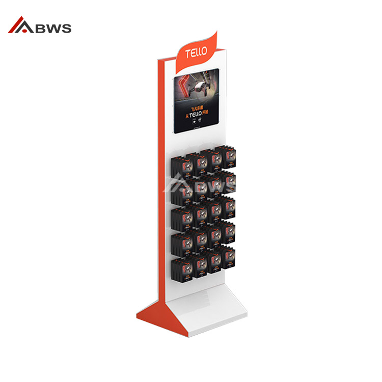 Useful Mobile Store Display Phone Accessories Display Rack with Player