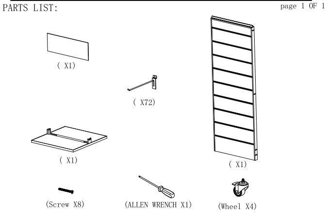 clothing display rack assembling