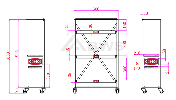 metal display rack