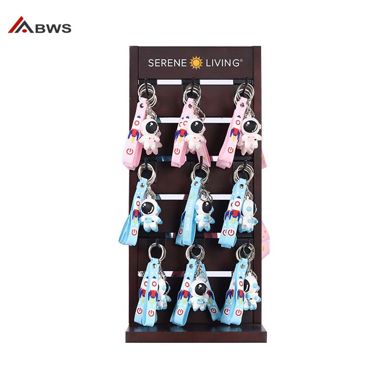 Steady 2-way Slatwall Keychain Display Rotatable