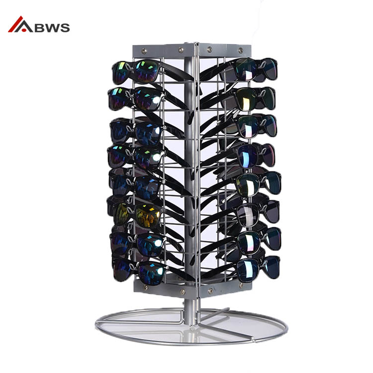 Basic Cheap 32 Pairs Sunglasses Display Stand Rotatable Made in Metal