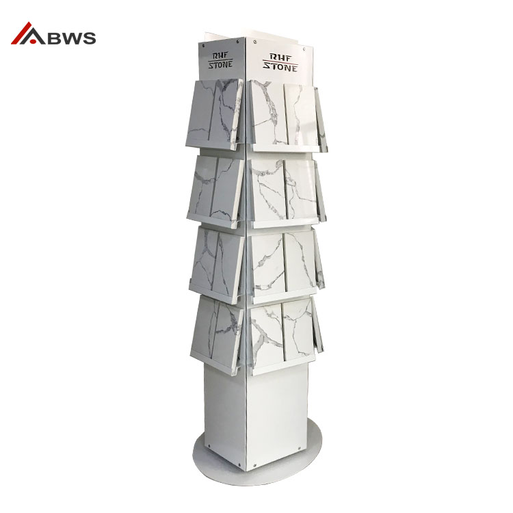 Stable Metal 5-way Tiles Display Stand Rotatable