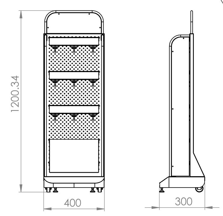 battery display stand