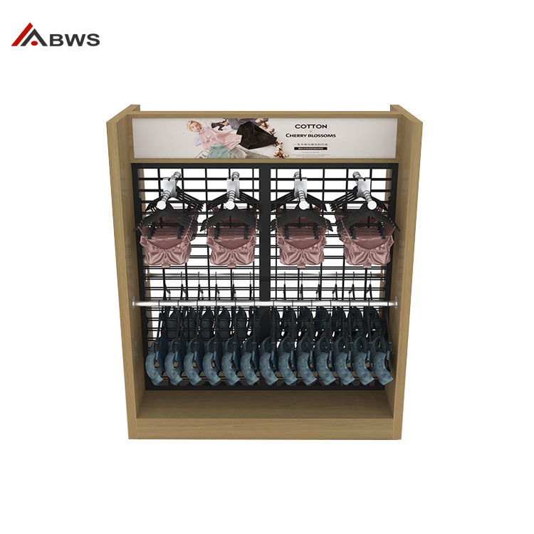 Innovative 2-way Underwear Display Stand For Clothing Stores