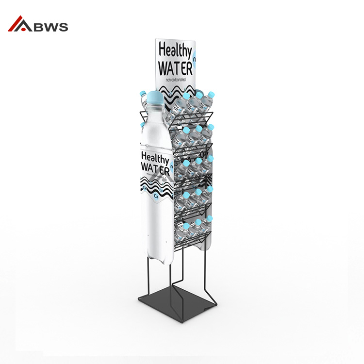 water bottle display
