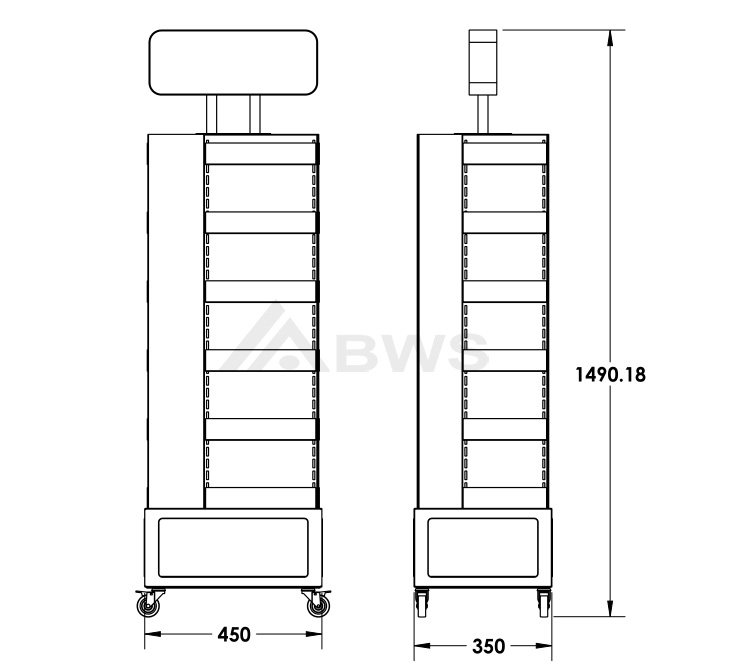 cigarette display stand