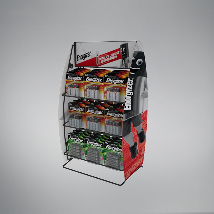 battery rack display