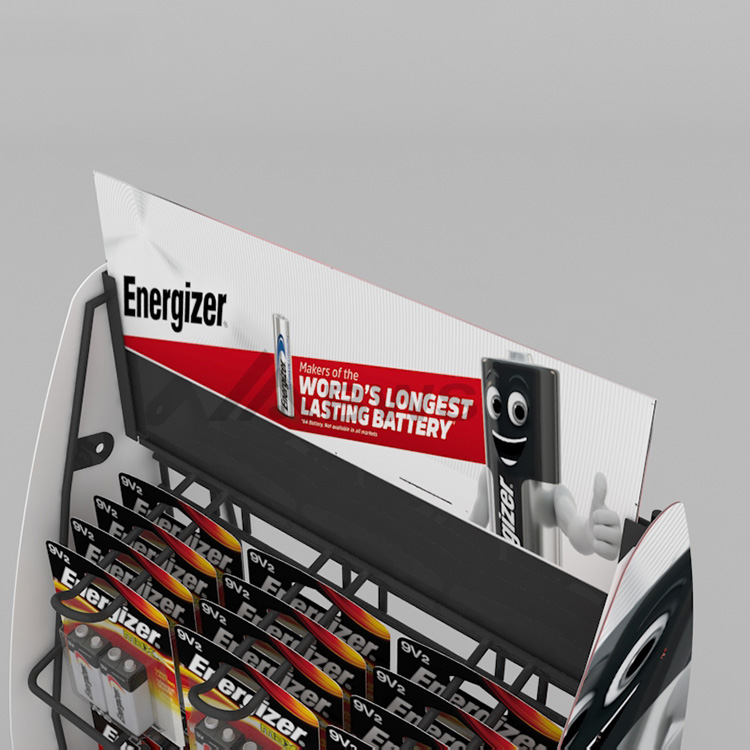 battery rack display