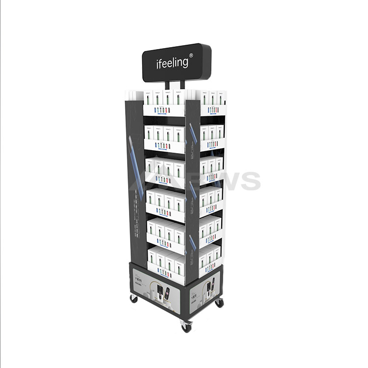 Latest 4-way E Cigarette Display Stand Investment For Merchandising