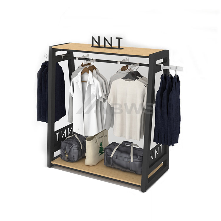 Recommend Clothing Shop Display Furniture Clothing Rack With 6 Hooks