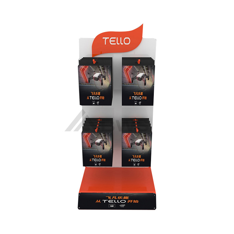 Useful Drone Display Stand Tabletop 2-layer With Custom Brand Tello