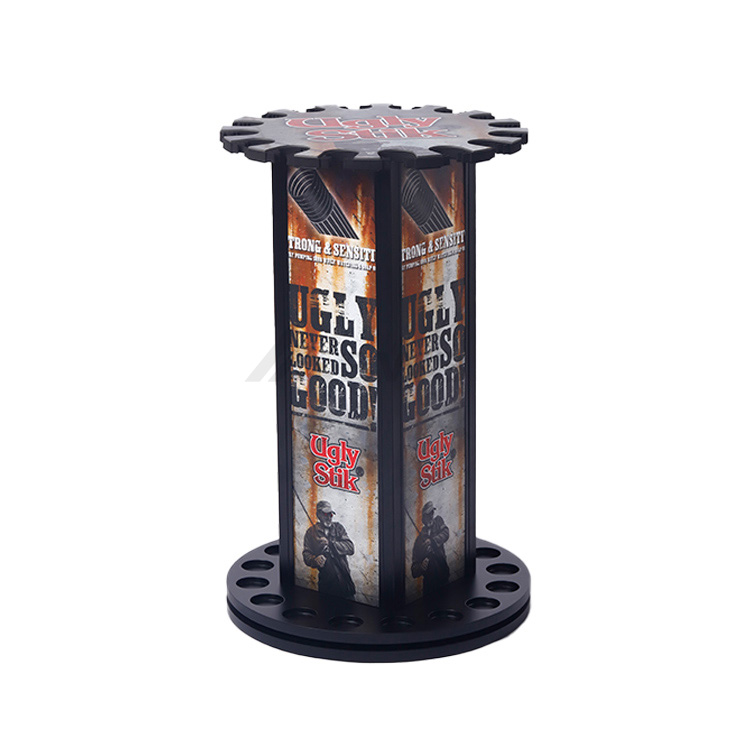 fishing rod display stand
