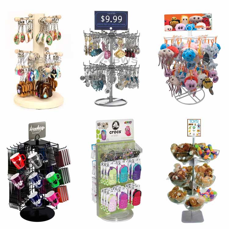 keychain collection display rack