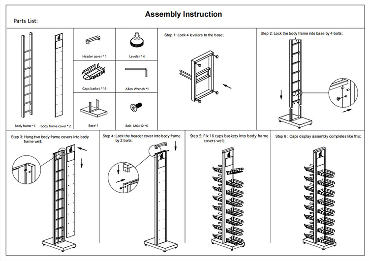 cap display stand