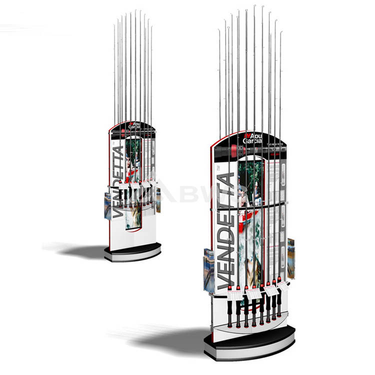 display fishing rod