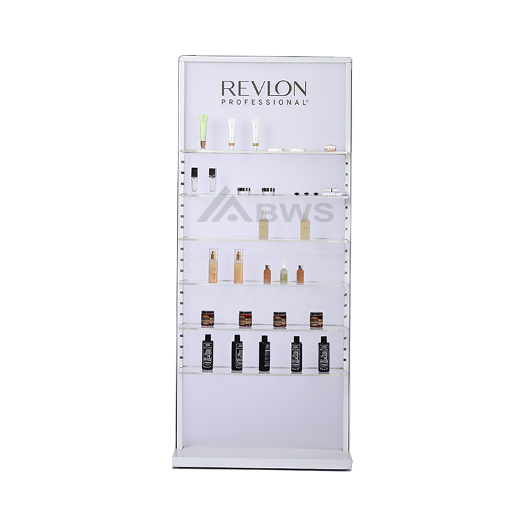 6 Acrylic Shelves Skin Care Display Stands Revlon Brand Focus