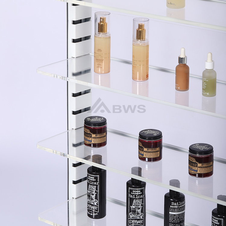skin care products display