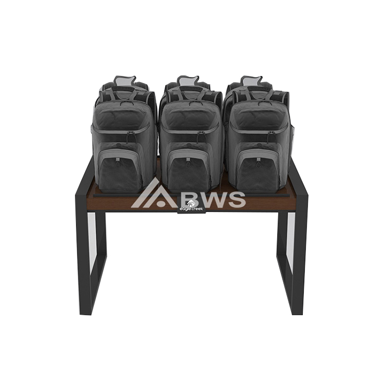 Recommend Custom Brand Retail Display Tables 6 Backpack Display Stand
