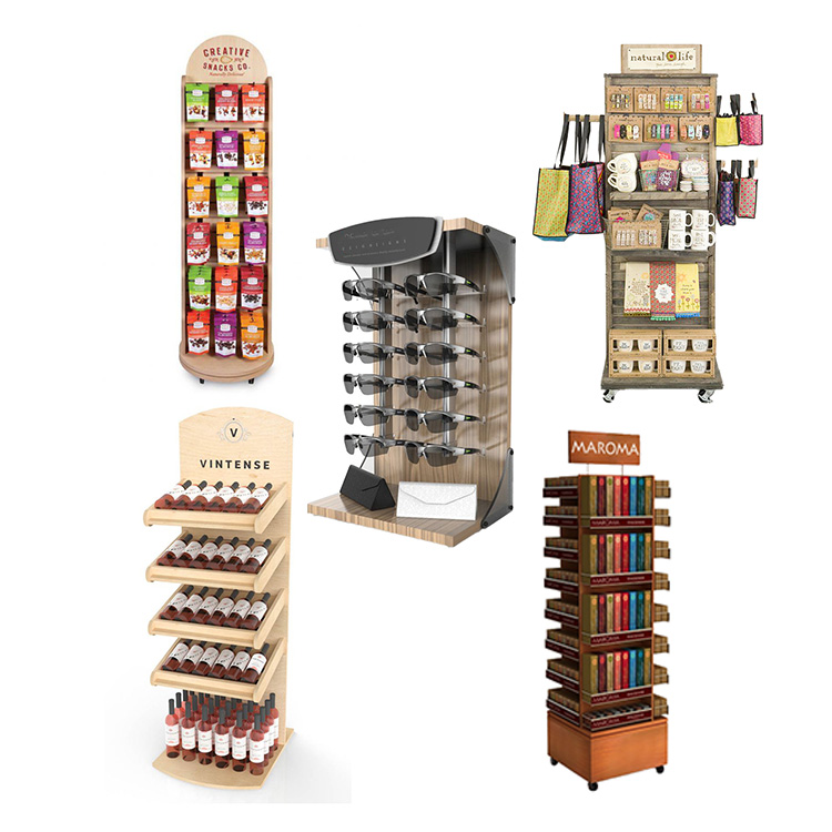 wooden displays