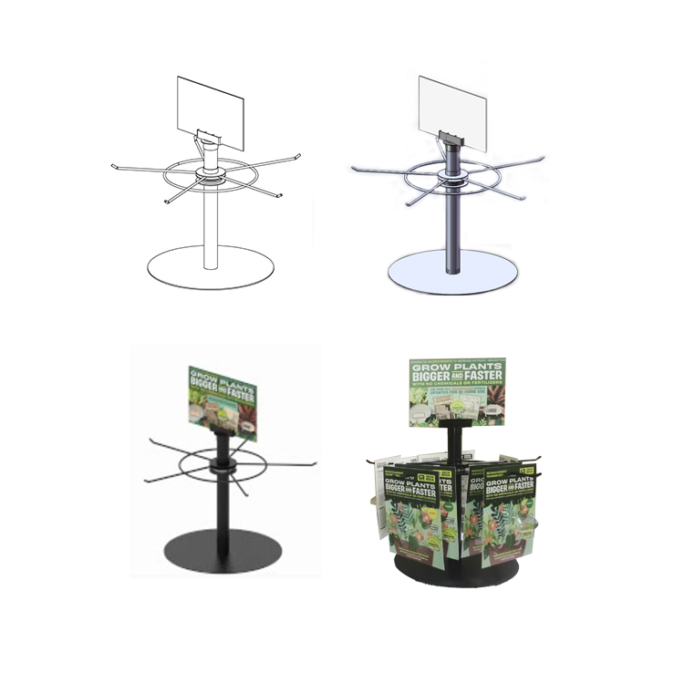 spinning display rack