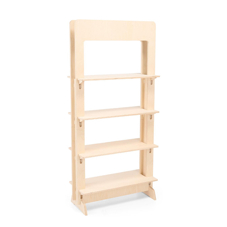 wooden nail polish rack