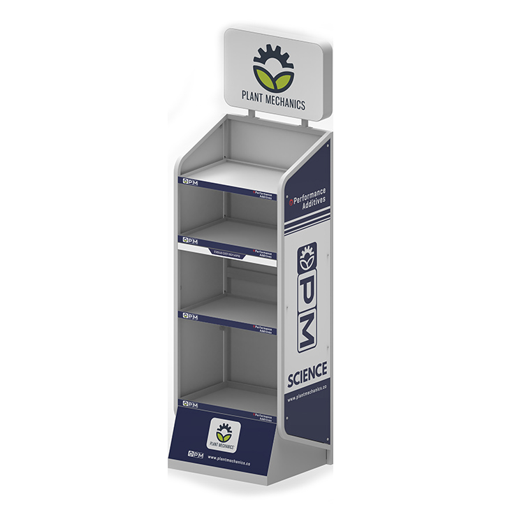 Strong Custom Metal Display Stand 4-Tier For Mechanics Product