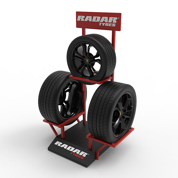 alloy wheel display stand 