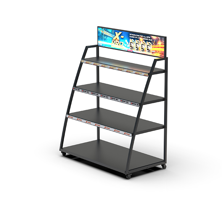 lubricant oil display rack