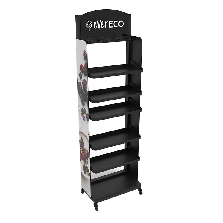 Custom 6 Tier Mug Display Rack Metal Shelf Eyecatching Factory Price