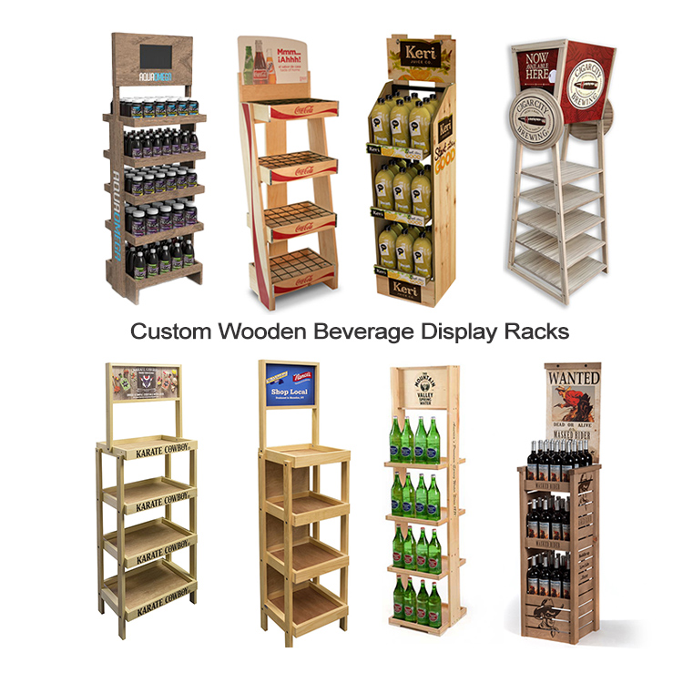 wood display rack